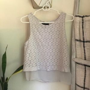 Eyelet Design Top